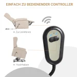 Електрически кресло с функция за изправяне HOMCOM, 200кг - Image 19