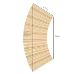 Градинско стъпало Outsunny, 120 x 47 x 1 см - Image 8