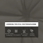 Комплект от 2 градински възглавници за седалки Outsunny - Image 7