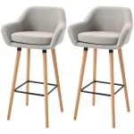 HOMCOM Комплект от 2 бар стола, вкл. поставка за крака - Image 10