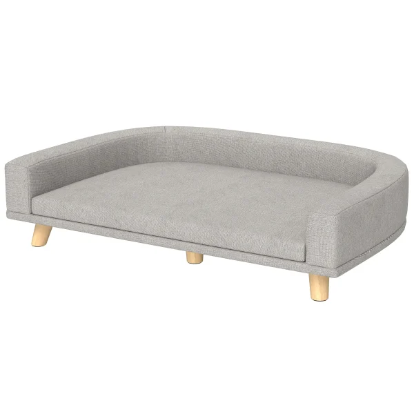 Диван за кучета PawHut за големи кучета до 30 кг, 98x67x25см