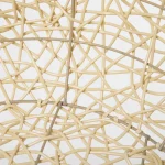 PawHut Котешко легло от ратан с възглавница Ø56 x 35 см - Image 6