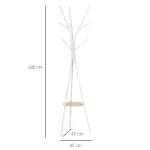 HOMCOM Закачалка за дрехи с 8 куки, 45 x 45 x 180 см - Image 10