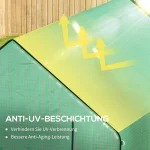 Покривало за оранжерия Outsunny, 140 x 213 x 190 см - Image 8