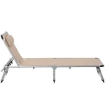 Шезлонг Outsunny с 4-степенна регулируема облегалка - Image 8