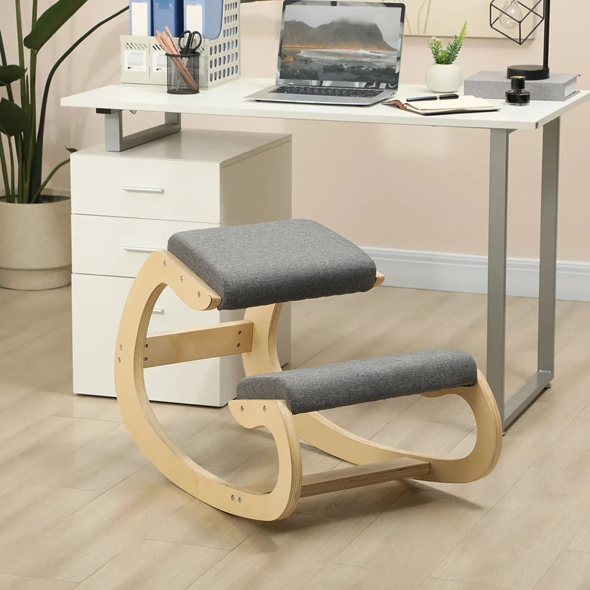 Ергономичен люлеещ се стол за коляно HOMCOM - Image 5