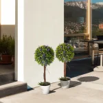 HOMCOM Комплект от 2 изкуствени растения - Image 9