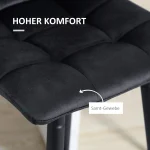 Комплект бар столове HOMCOM 42 см x 47 см x 105 см - Image 9