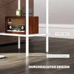 HOMCOM Модерна странична маса на 2 нива - Image 8