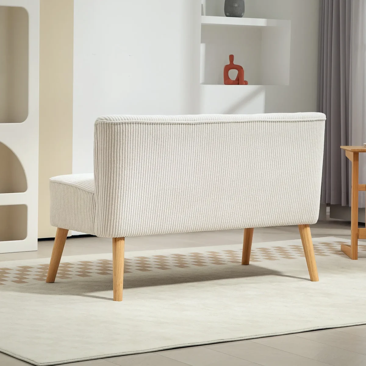 Двуместен диван HOMCOM, мека тапицерия, до 150 кг - Image 8
