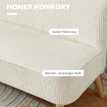 Двуместен диван HOMCOM, мека тапицерия, до 150 кг - Image 9