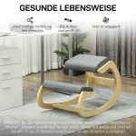 Ергономичен люлеещ се стол за коляно HOMCOM - Image 7