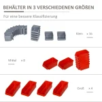 DURHAND стена за инструменти 44 части с контейнери - Image 9