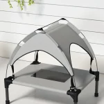 Кучешки шезлонг PawHut с покрив до 30 кг, 61 x 46 x 63 см - Image 10