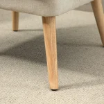 Фотьойл HOMCOM, подлакътник, с дървени крака - Image 16