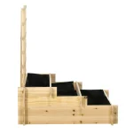 Повдигнато легло за растения Outsunny с решетка, 3 нива - Image 13