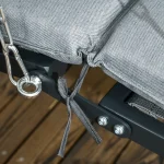 Висящ шезлонг Outsunny, накланящ се покрив,108x145x169см - Image 10