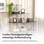 HOMCOM етажерка, кубичен рафт, 9 кубчета - Image 13