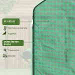 Покривало за оранжерия Outsunny, 140 x 213 x 190 см - Image 10