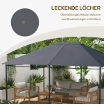 Навес за шатра Outsunny, резервен 397 x 297 см - Image 10