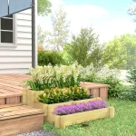 Повдигната леха Outsunny, 3-етажна, 93 x 93 x 35 см - Image 2