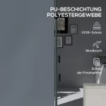 Самостоятелна тента Outsunny, регулируема дължина - Image 10