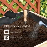 Outsunny повдигната леха, саксия за цветя, 120 x 60 x 74 см - Image 5