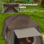 Надуваема палатка за къмпинг Outsunny за 1-2 души - Image 3