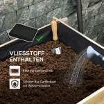 Повдигната леха Outsunny, 3-етажна, 93 x 93 x 35 см - Image 6