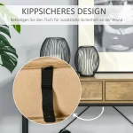 Конзолна маса HOMCOM, с рафт и 2 чекмеджета - Image 4