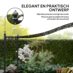 Пергола Outsunny 2.5 x 3 м, стенна, водоустойчива - Image 7