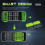 Аеробен степер HOMCOM, на 3 нива, до 150 кг, 78 x 28 x 20 см - Image 4