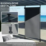 Самостоятелна тента Outsunny, регулируема дължина - Image 6