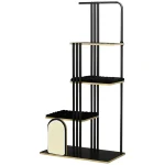 Дърво за котки PawHut, 3 платформи, 2 възглавници - Image 9