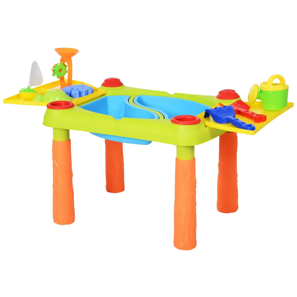 AIYPLAY Маса за игра с пясък и вода, с 16 аксесоара - Image 4