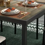 Градинска маса Outsunny за 8 души, 190 x 90 x 74 см - Image 5