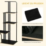 Дърво за котки PawHut, 3 платформи, 2 възглавници - Image 5