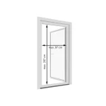 Комарник за врата против насекоми LIVARNO, 100 x 210 см - Image 5