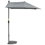 Outsunny 2 x 2 м полукръгъл чадър със скоба водоотблъскващ - Image 9