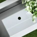 Саксия за цветя Outsunny, боядисана стомана - Image 7