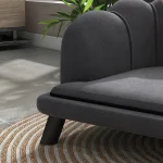 Диван за кучета PawHut, с калъф, облегалка и дървени крака - Image 8