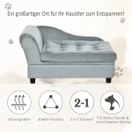 Диван за домашни любимци PawHut с място за съхранение - Image 6