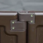 Детски пясъчник Outsunny, капак, 4 места, Φ120 x 21 см - Image 8