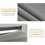 Тента Outsunny, електрическа/ръчно прибираща се, 3 x 2,5 м - Image 7