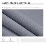 Outsunny Тента с шарнирно рамо и регулируема скоба - Image 8