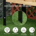 Outsunny повдигната леха, саксия за цветя, 120 x 60 x 74 см - Image 12