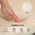 Винтидж люлеещ се стол HOMCOM бук и стомана - Image 7