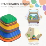 AIYAPLAY Балансиращи камъни за деца, 11 броя, нехлъзгави - Image 9