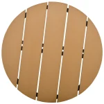 Градинска маса Outsunny, кръгла, регулируеми крачета - Image 3