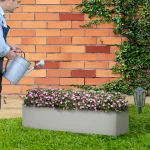 Саксия за цветя Outsunny, боядисана стомана - Image 10